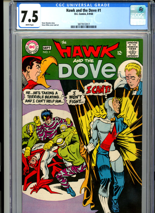CGC 7.5 Hawk and the Dove #1