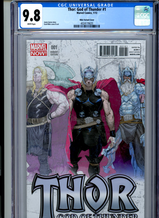 CGC 9.8 Thor: God of Thunder #1 Ribic Variant