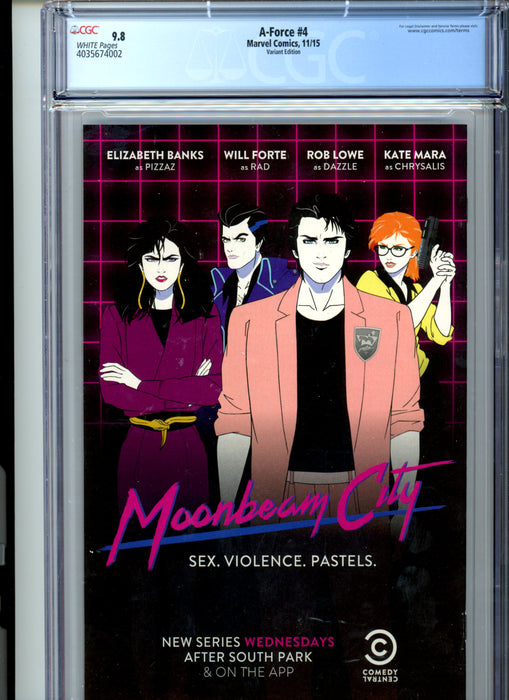 CGC 9.8 A-Force #4 Manga Variant