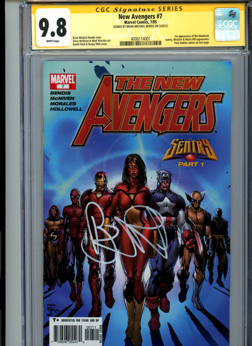 CGC 9.8 Signature Series New Avengers #7 1st Appearance of the Illuminati