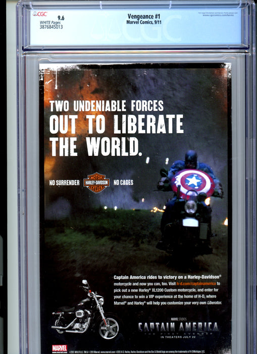 CGC 9.6 Vengeance #1 1st appearance of New Black Knight & Miss America