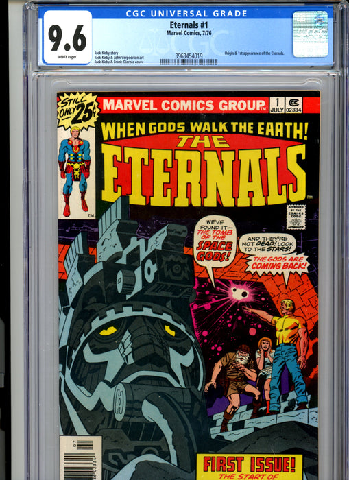 CGC 9.6 Eternals #1 Origin & 1st Appearance of the Eternals