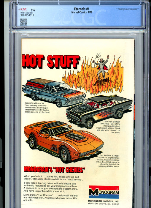 CGC 9.6 Eternals #1 Origin & 1st Appearance of the Eternals