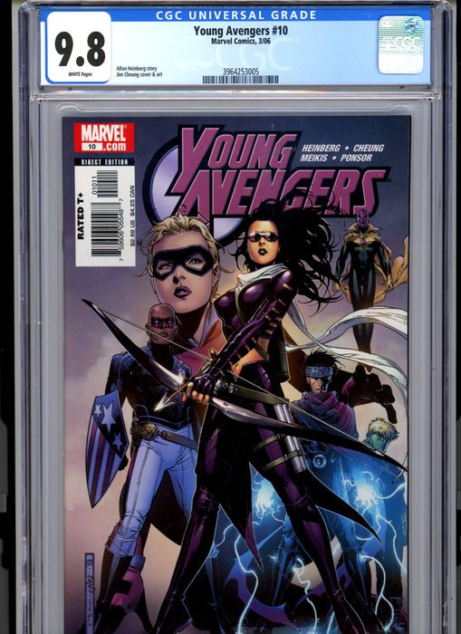 CGC 9.8 Young Avengers #10 Kate Bishop in Costume 1st Tommy Shepherd