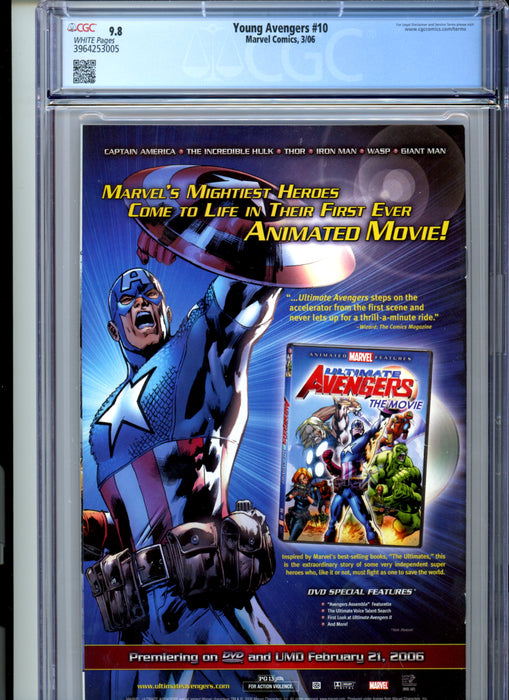 CGC 9.8 Young Avengers #10 Kate Bishop in Costume 1st Tommy Shepherd