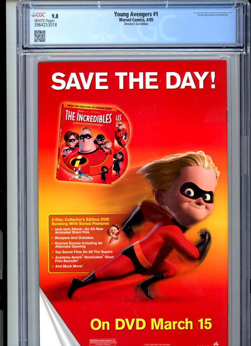 CGC 9.8 Young Avengers #1 Directors Cut 1st App Young Avengers & Kate Bishop