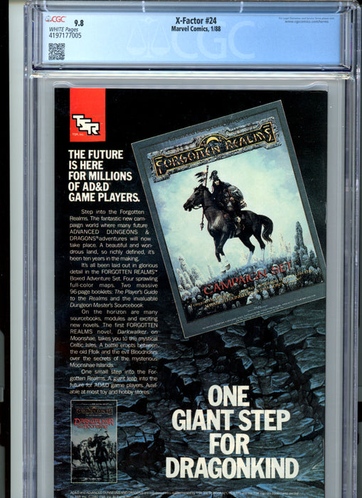 CGC 9.8 X-Factor #24 Origin & 1st Appearance of Archangel