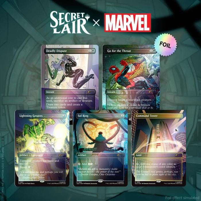 MTG - Secret Lair x Marvel's Spider-Man: Villainous Plots Foil Edition