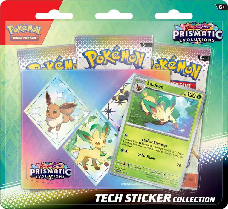 Pokemon - Scarlet & Violet: Prismatic Evolutions - Tech Sticker Collection