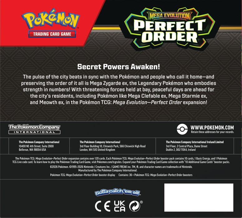 Pokemon - Perfect Order - Booster Box