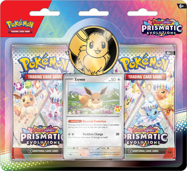 Pokemon - Scarlet & Violet Prismatic Evolutions - 2-Pack Blister
