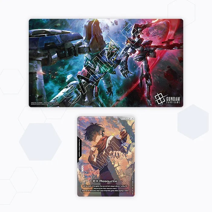 Gundam CG - Playmat & Card Set Mobile Suit Gundam 00 (Pre-Order)