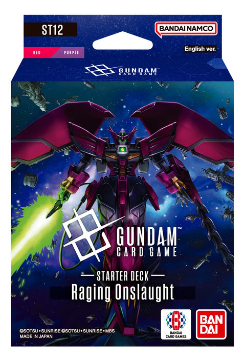 Gundam CG - ST-12 Raging Onslaught Starter Deck (Pre-Order)
