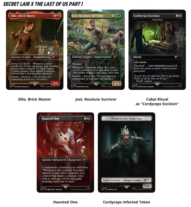 MTG x Playstation Secret Lair - The Last of Us Part I - Non Foil