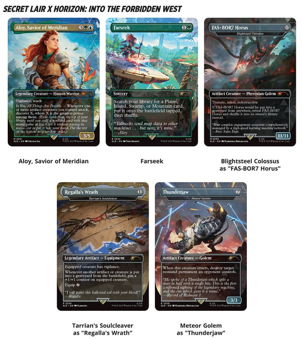 MTG x Playstation Secret Lair - Horizon Zero Dawn - Non Foil