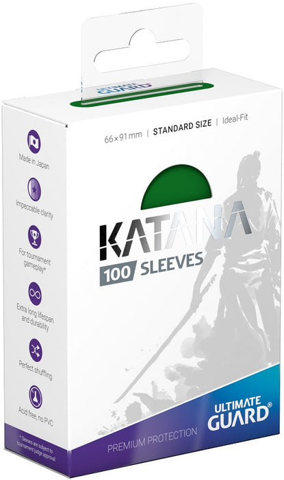 Ultimate Guard Katana Sleeves - Standard Size - 100 Count - Various Colors