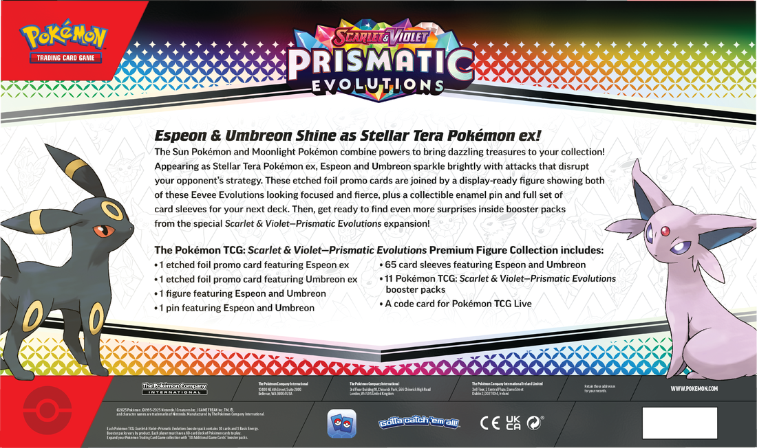Pokemon - Scarlet & Violet Prismatic Evolutions - Premium Figure Collection