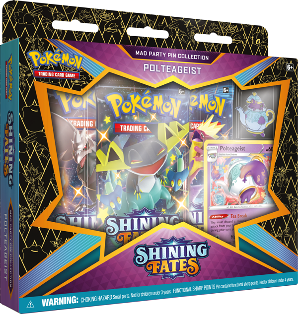 Pokemon - Shining Fates Mad Party Pin Collection