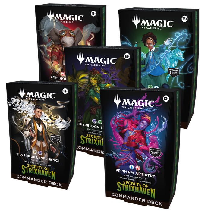MTG - Secrets of Strixhaven Commander Deck Set of 5
