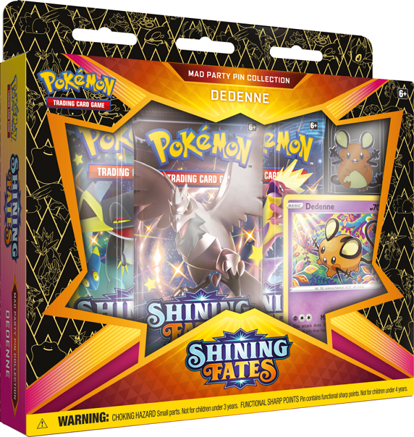 Pokemon - Shining Fates Mad Party Pin Collection