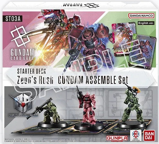 Gundam CG - ST03A Gundam Assemble Zeon's Rush Starter Deck