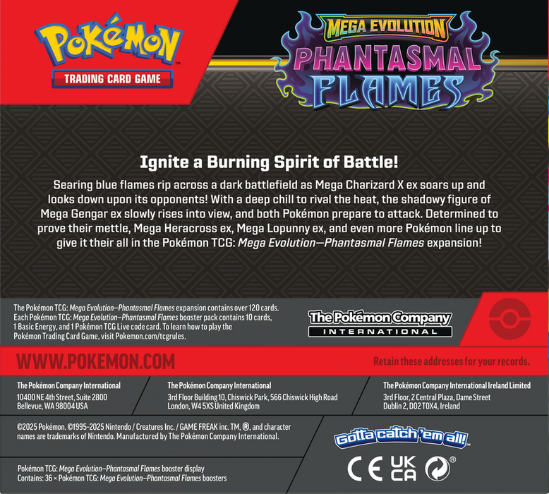 Pokemon - ME02 - Phantasmal Flames - Booster Box