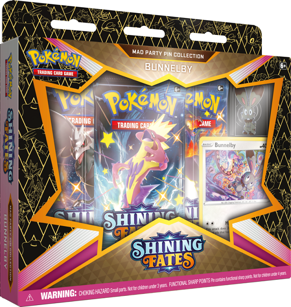 Pokemon - Shining Fates Mad Party Pin Collection