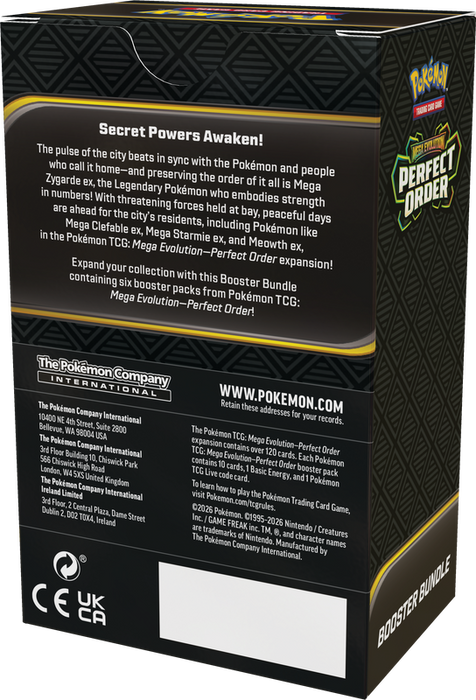 Pokemon - Perfect Order - Booster Bundle