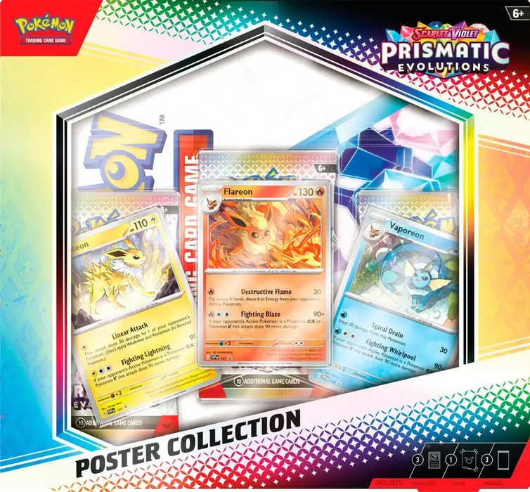 Pokemon - Scarlet & Violet: Prismatic Evolutions - Poster Collection