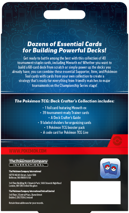Pokemon - Deck Crafter's Collection