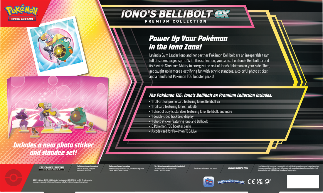 Pokemon - Iono's Bellibolt Ex Premium Collection