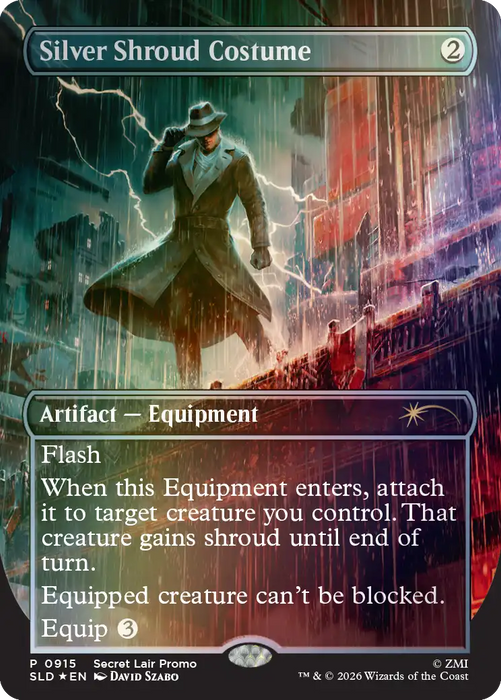 Secret Lair x Fallout - Silver Shroud Costume - Traditional Foil Edition