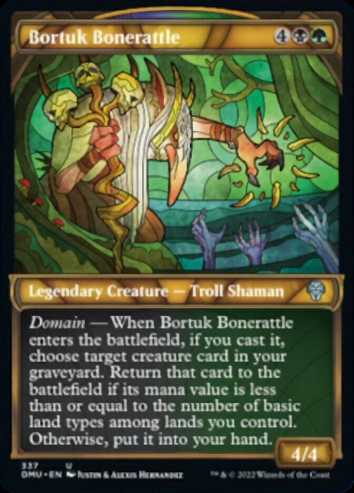 Bortuk Bonerattle (Showcase Textured) [Dominaria United]