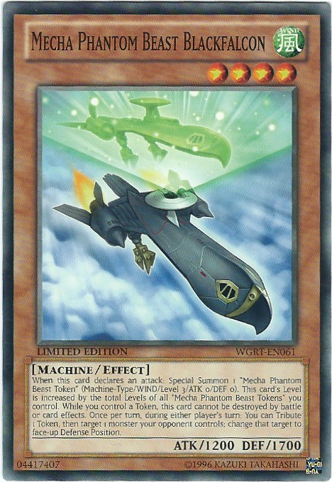 Mecha Phantom Beast Blackfalcon [WGRT-EN061] Common