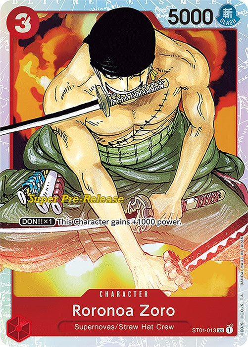 Roronoa Zoro [Super Pre-Release Starter Deck: Straw Hat Crew]