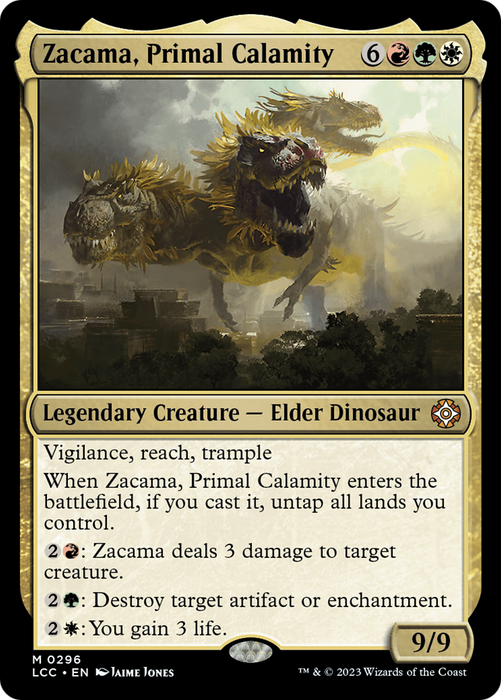 Zacama, Primal Calamity [The Lost Caverns of Ixalan Commander]