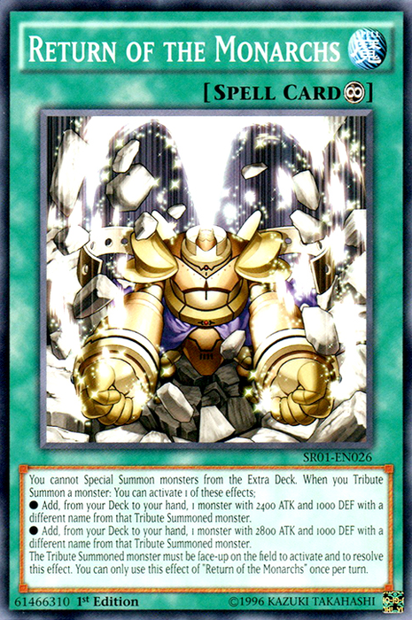 Return of the Monarchs [SR01-EN026] Common