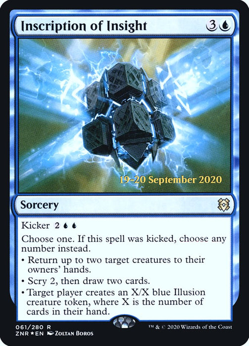 Inscription of Insight [Zendikar Rising Prerelease Promos]