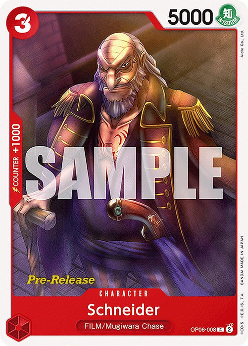 Schneider [Wings of the Captain Pre-Release Cards]