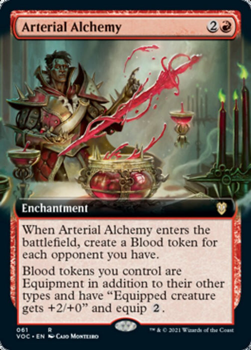 Arterial Alchemy (Extended Art) [Innistrad: Crimson Vow Commander]