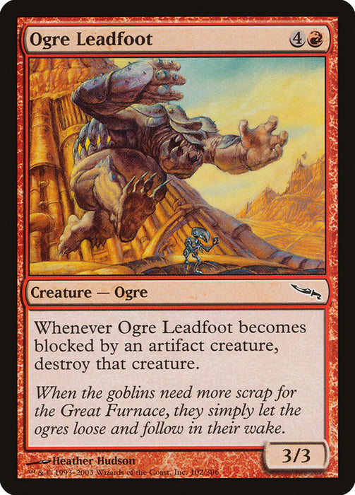 Ogre Leadfoot [Mirrodin]