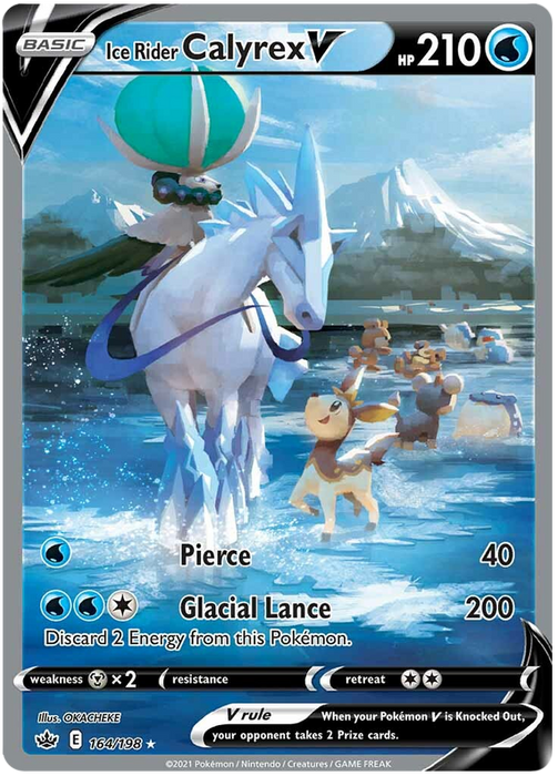 Ice Rider Calyrex V (164/198) [Sword & Shield: Chilling Reign]