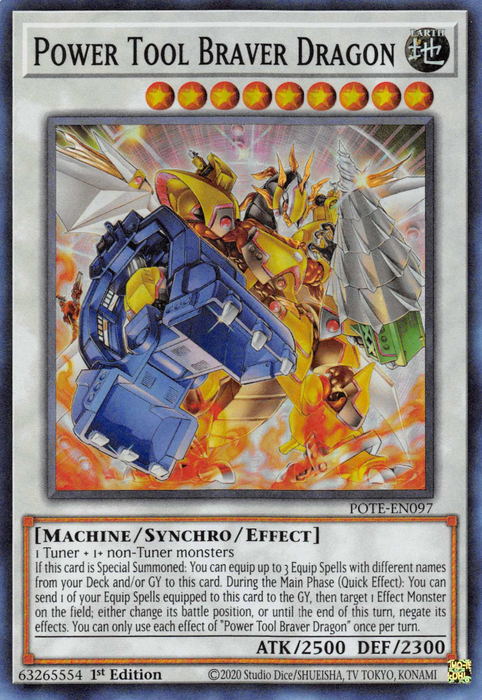 Power Tool Braver Dragon [POTE-EN097] Super Rare