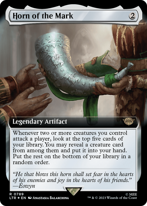 Horn of the Mark (Extended Art) (Surge Foil) [The Lord of the Rings: Tales of Middle-Earth]