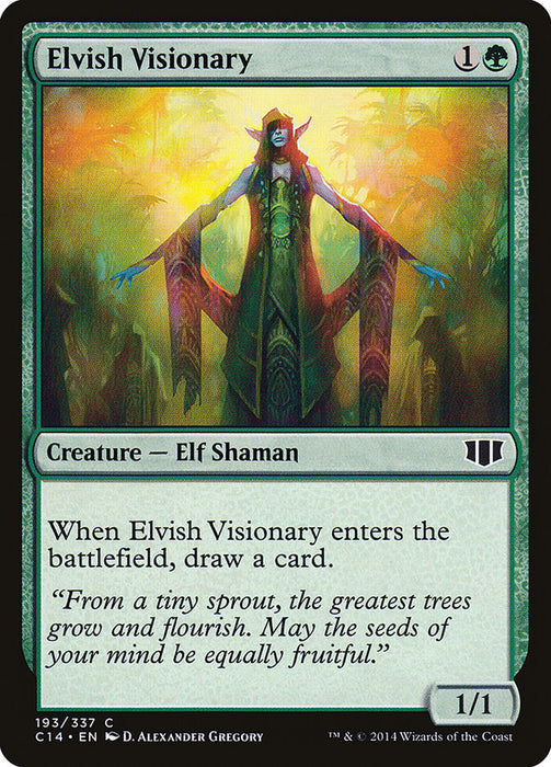 Elvish Visionary [Commander 2014]