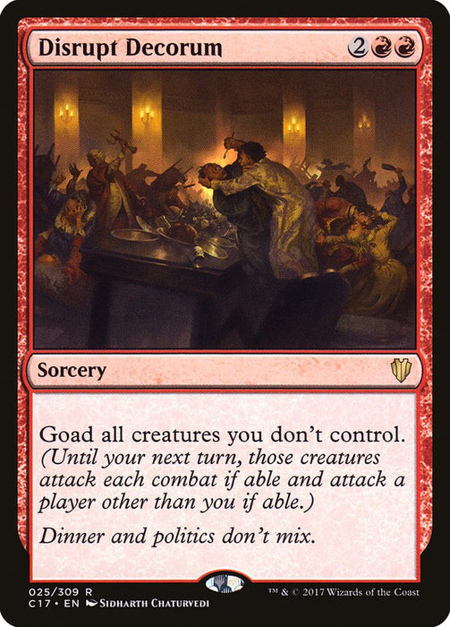 Disrupt Decorum [Commander 2017]