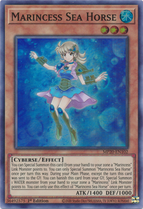 Marincess Sea Horse [MP20-EN102] Super Rare